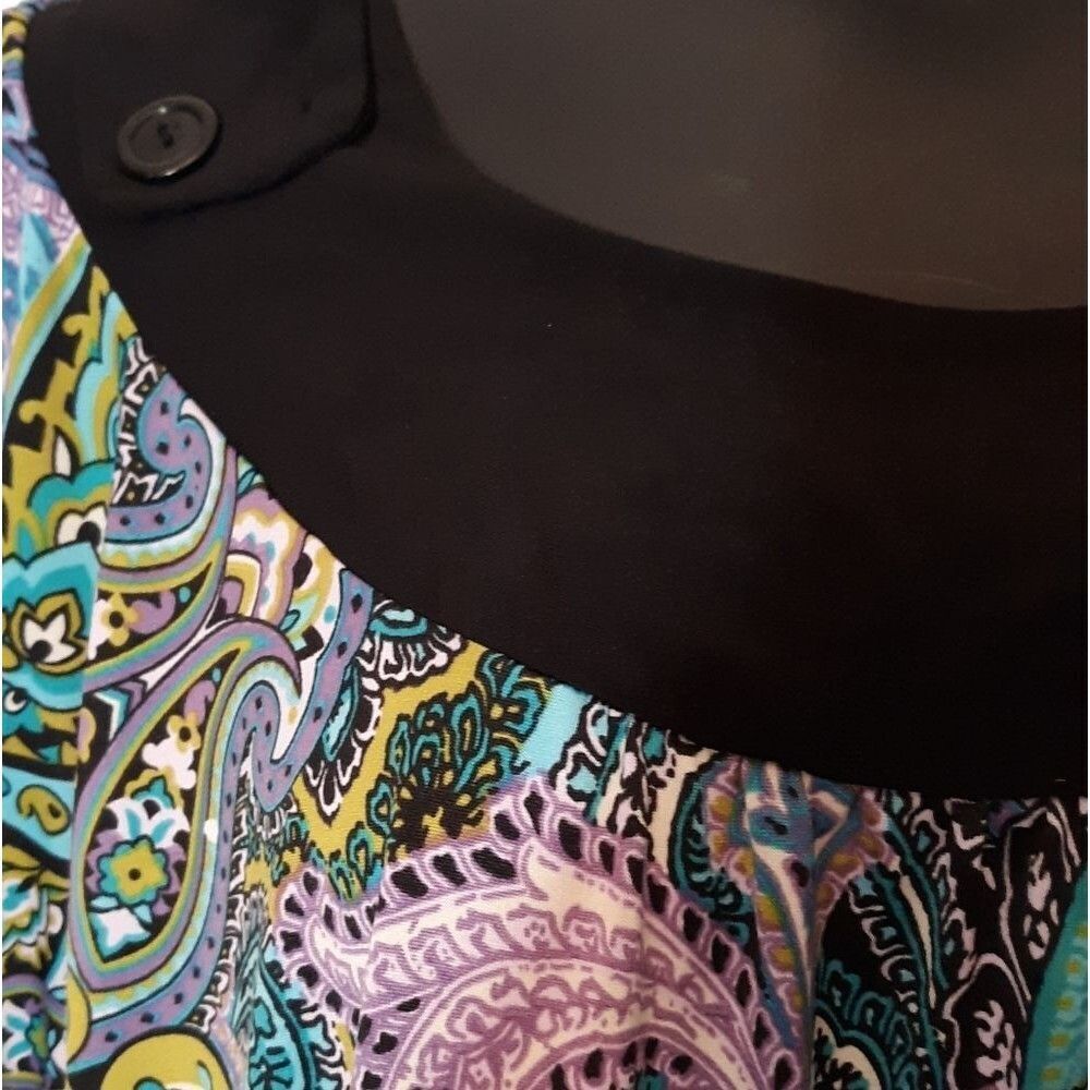 Periwinkle paisley dress - Picture 6 of 6